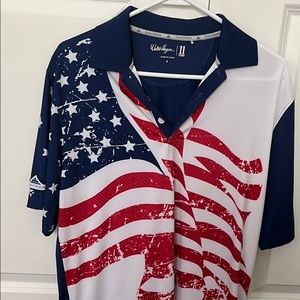 Mens USA Polo